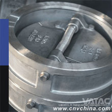 Vatac API Wafer Dual Plate Acier Cast Valve Valve